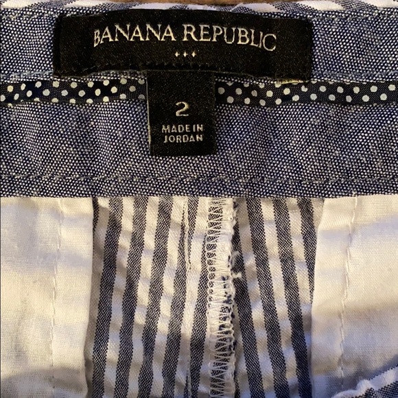 EUC Banana Republic Hampton Seesucker Shorts - Picture 2 of 6